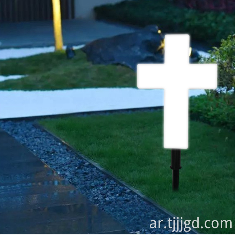 Solar Cross Lawn Lamp